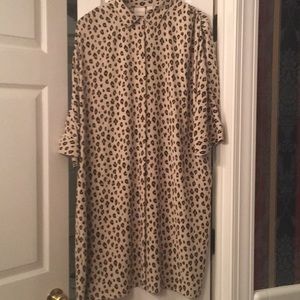 Adorable cheetah print dress